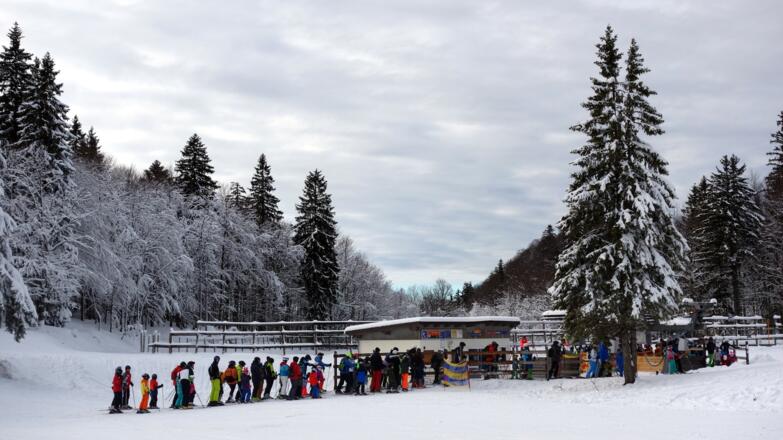 Pistenknoten Zaubertal um 1170m