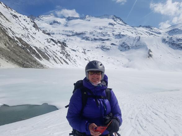 noch ein Blick auf Gletschersee und Großvenediger
