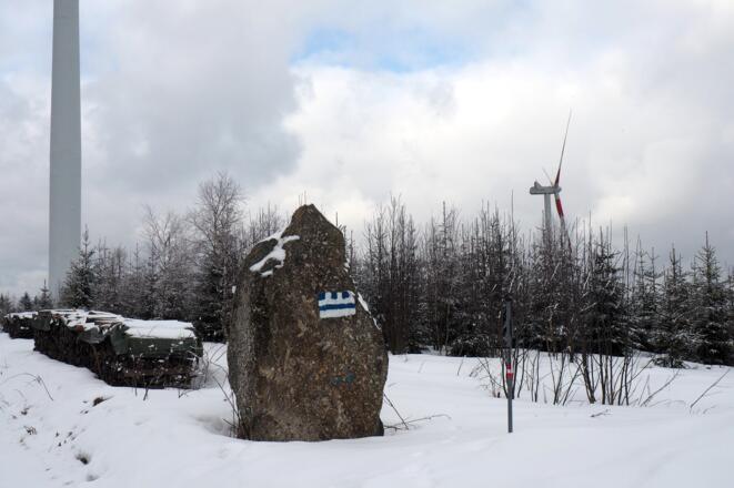 Rechts ab zur Grenze