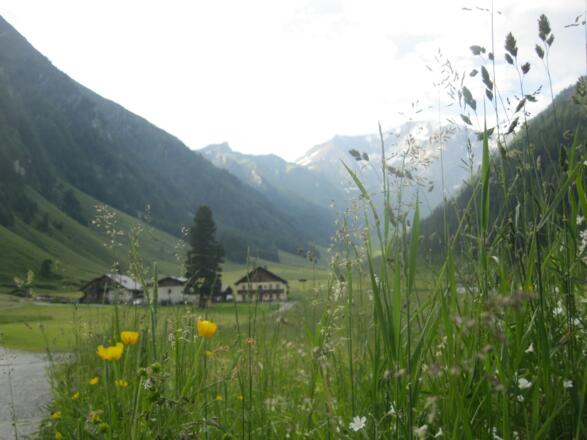 Start in den Kaserer Winkl