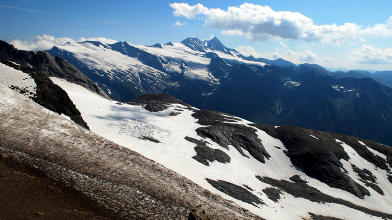 Großer Muntanitz, Großglocknermassiv, davor Muntanitzbalfen