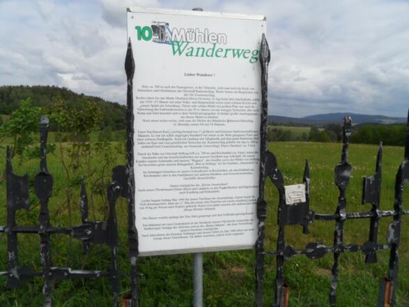 Hinweistafel