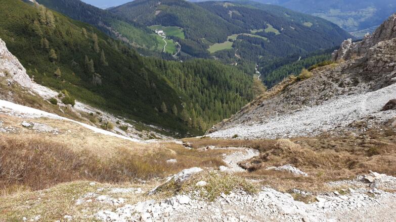 Zum Schluß kurz etwas steiler