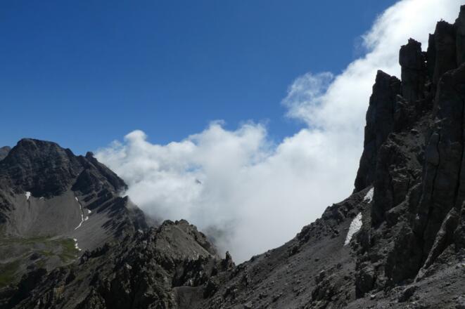Die Nordseite der Weittalspitze