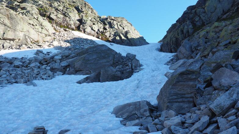 Schneerinne ~2260 - 2300m