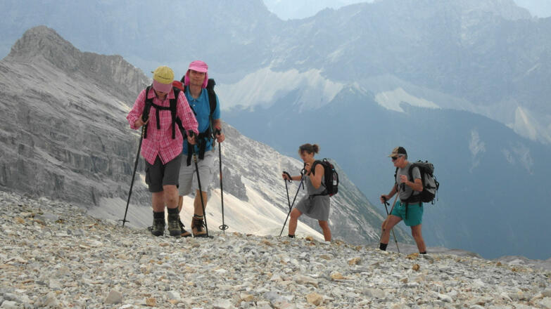 Auf dem Weg zur Westlichen Ödkarspitze
