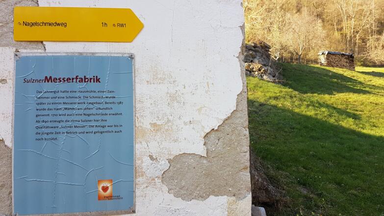 Bei der ehemaligen Messerfabrik