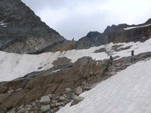 Blick zurück zum Törl