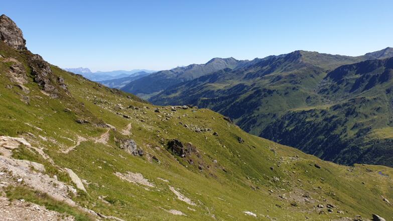 Blick zurück Richtung Osten
