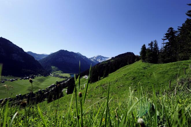 Blick auf das Valünatal