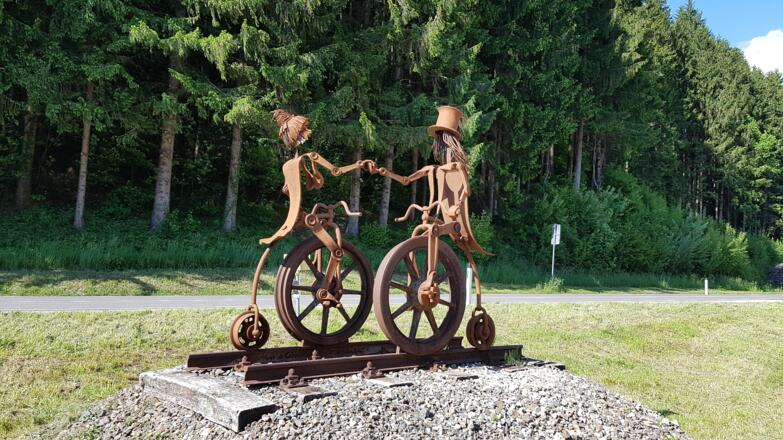 die Cyclisten in Ybbsitz