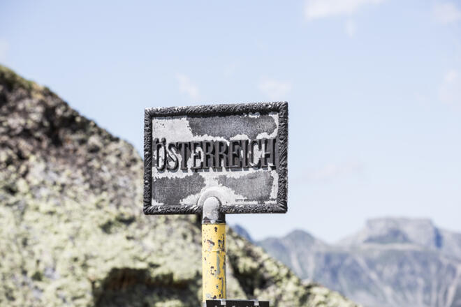 Grenze Schlappiner Joch