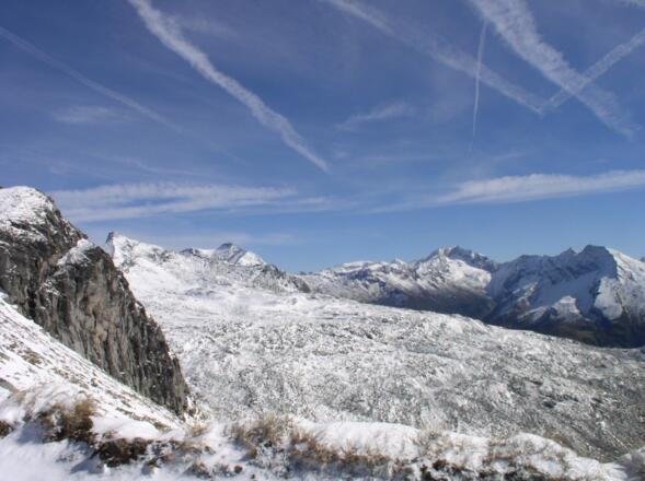 Gamskarlspitze und Ankogel vom Romatenspitzanstieg