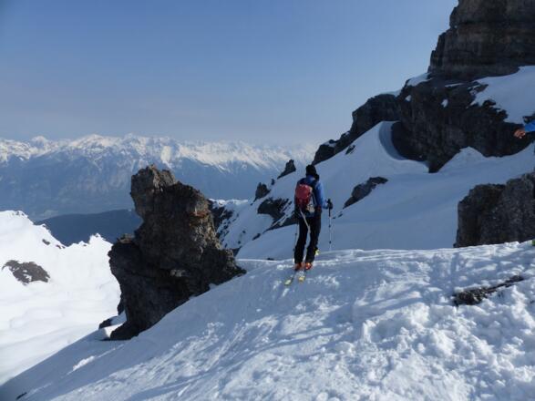 Die Westl. Malgrubenscharte ist erreicht ...
