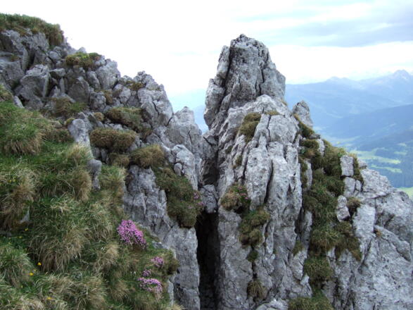 Beim Aufstieg