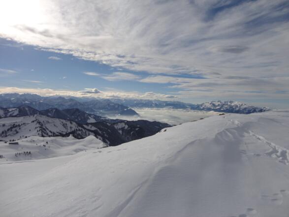 Am Gipfel des Hohen Freschen