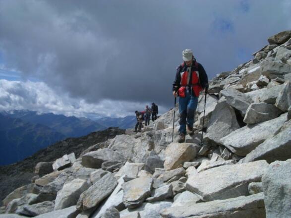 Im Schutt des Kleinfleißkees