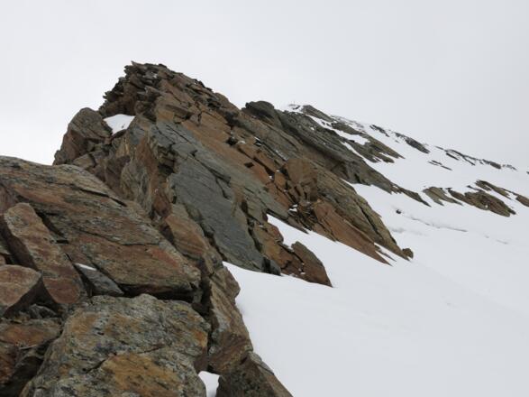 Am Joch unterhalb des Nordgrates