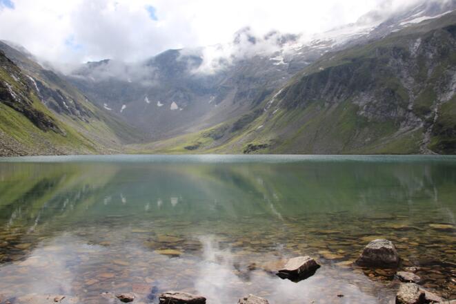 Der Kratzenbergsee - der größte natürliche Bergsee im Nationalpark Hohe Tauern