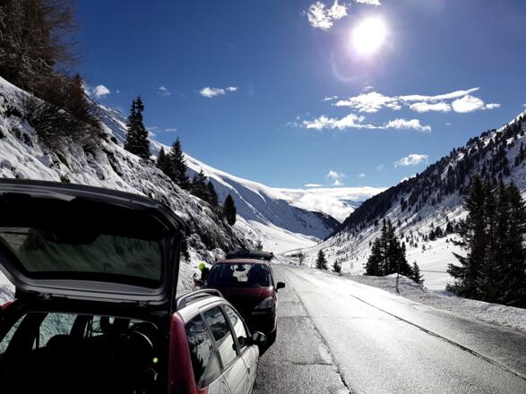 Start an der Sellraintaler Bundesstraße