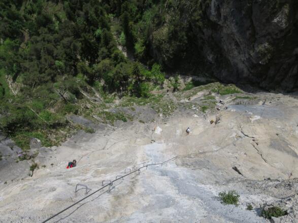 Imposanter Blick nach unten