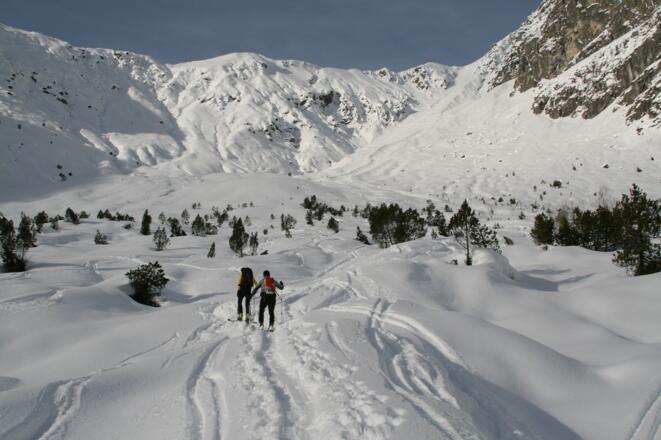 Viele TourengeherInnen wird man auf dem Weg zum Tagweidkopf nicht begegnen.