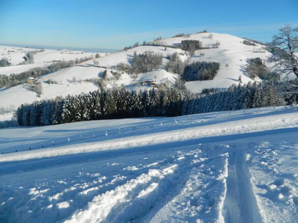 Briefberg mit Aufstiegsroute