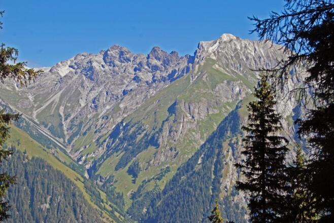 Blick auf die Lechtaler Alpen