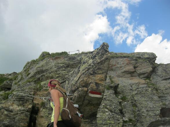 Kurz dem Grat folgen