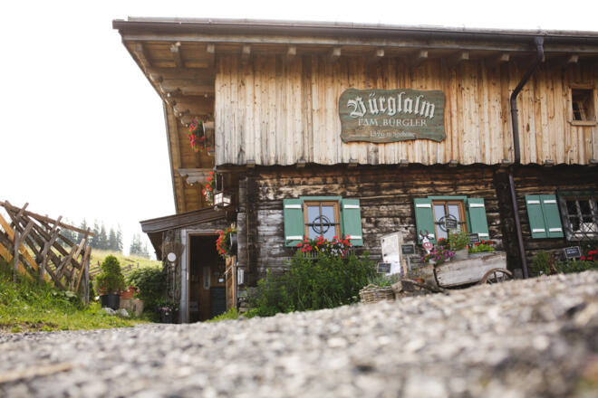 Bürglalm Seitenansicht