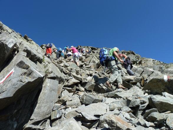 Beim Aufstieg zum Lasörling.