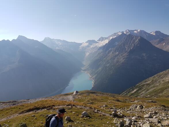 Rückblick auf Schlegeisspeicher
