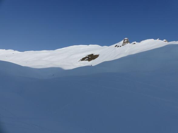 Die Hänge des Widdersberg - unser 2. Ziel.