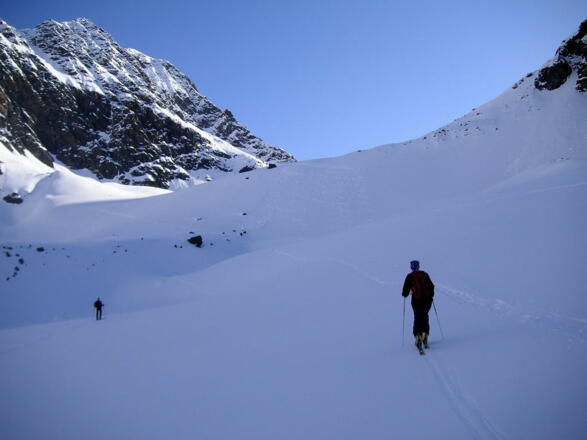 Richtung Winnebachjoch