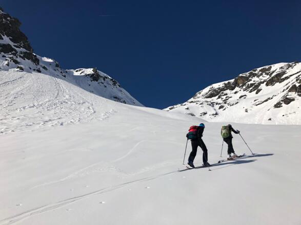 Kurz unterhalb vom Schlappiner Joch