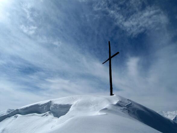 Einfaches Gipfelkreuz