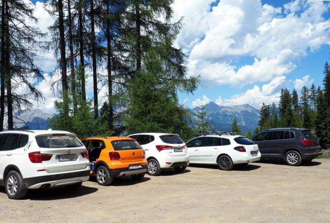 Parkplatz bei der Pfaffenhofer Alm 1694m