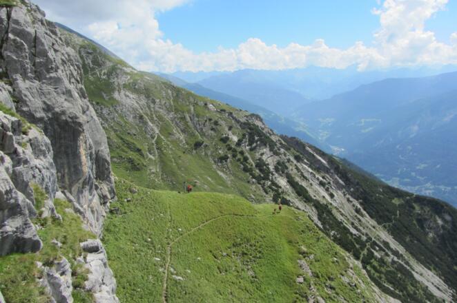 Blick von der Hummelleiter Richtung Landeck