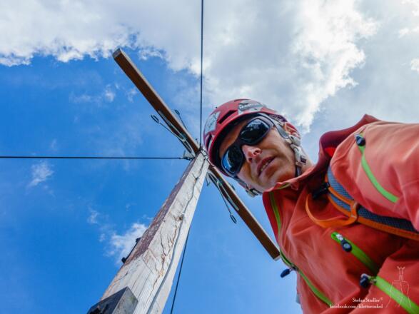 Gipfelselfie Stefan Stadler am Tauernkogel