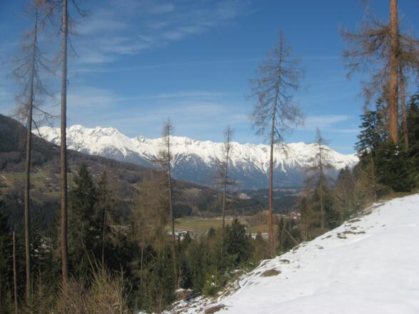 Tolle Ausblicke auf das Karwendelgebirge.