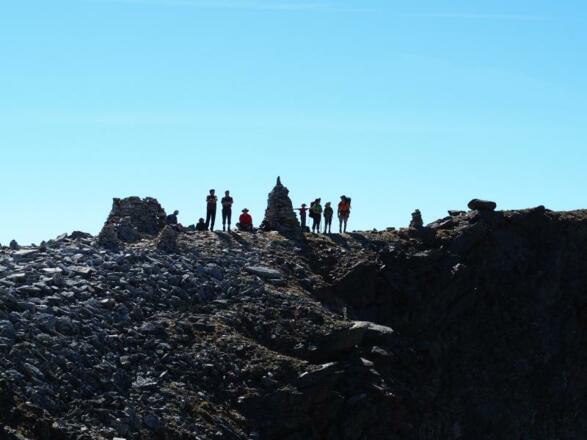 Aufstieg zum Gamsplatzl