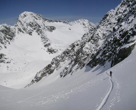 obere Gletschermulde mit Blick zum Winnebacher Weißkogel