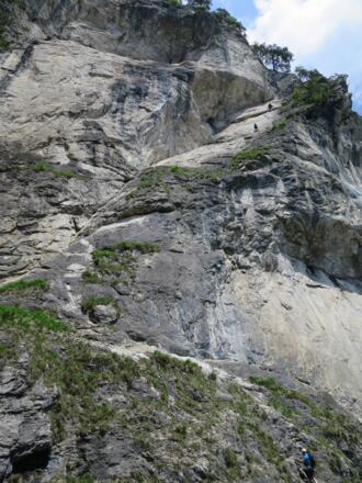 Weiterer Verlauf - Hinauf zur tollen Platte