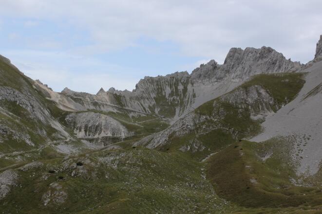 Blick zum Stempeljoch - eine Alternative für den Abstieg
