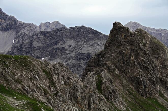 Übergang über das Steinkarjoch