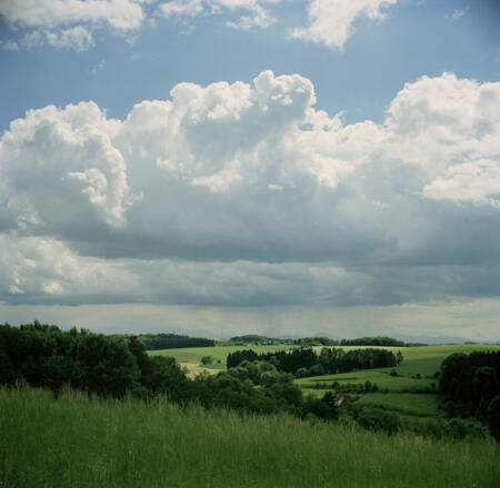 Panoramablick ins Gebirge