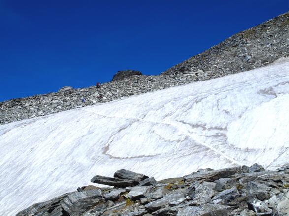 Lassacherkees queren, ab 2900m