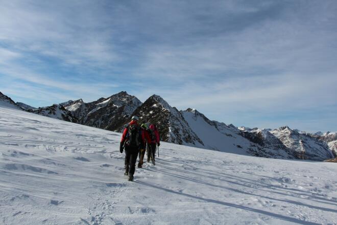 Und über den Schalfferner