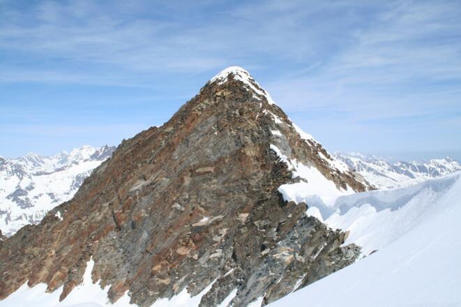 Der Mittl. Seelenkogel zeigt auf der Südseite ein völlig anderes Gesicht.