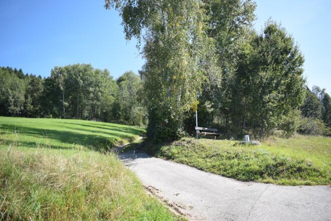 Erster Rastplatz mit Aussicht Richtung süden